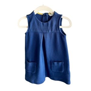 Baby Boden 12-18 months royal blue dress